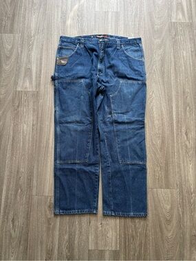 Wrangler Riggs Double Knee Jeans 40x31 Workwear Heavy Duty